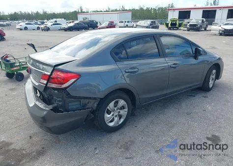 2013 Honda Civic Lx from USA, damaged, VIN 19XFB2F54DE095100